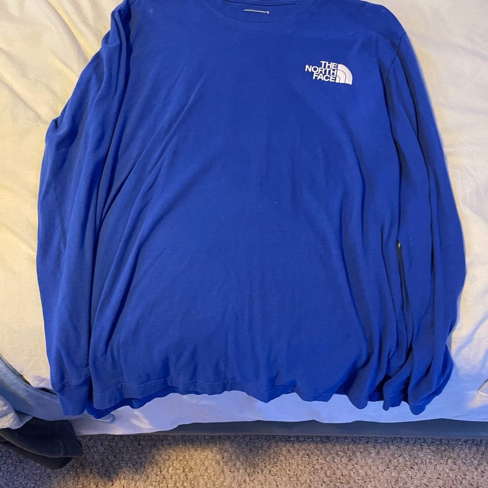 The North Face, Long Sleeve, Color Blue, Size Large, Brand The North Face